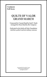 Quilts of Valor Grand March P.O.D. Concert Band sheet music cover
